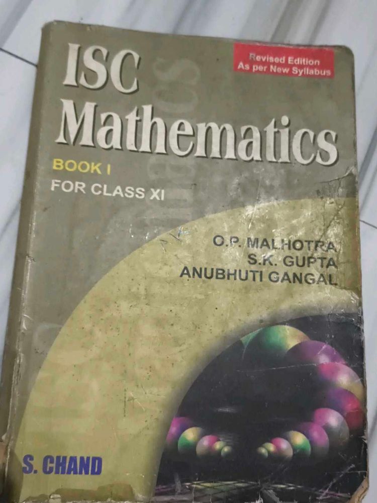 ISC Mathematics Class XI Book