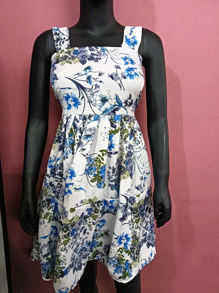 Floral Print Fit &amp; Flare Mini Dress