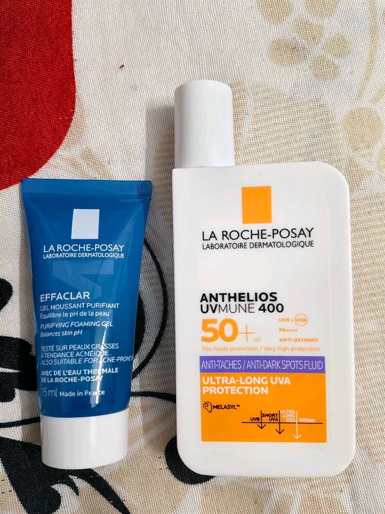 La Roche-Posay Sunscreen (free facewash)