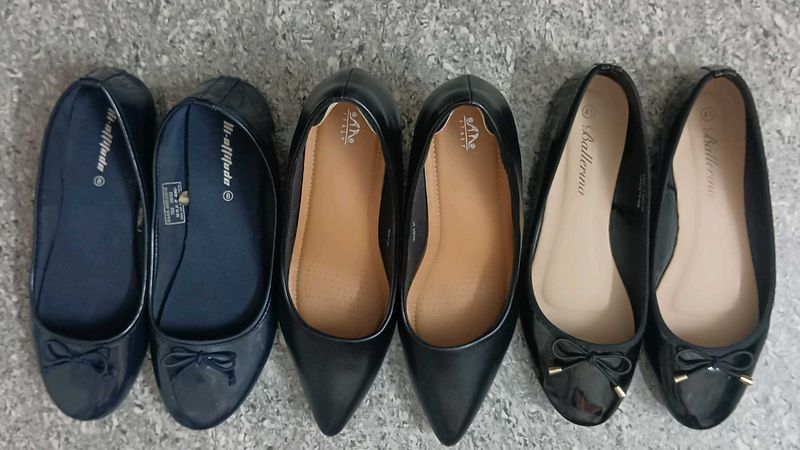 Combo Of Pumps And Ballerinas