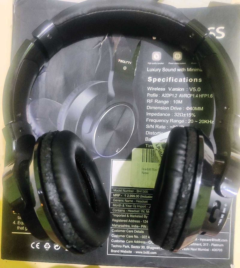 Fireboltt Wireless Headphone Bh1300