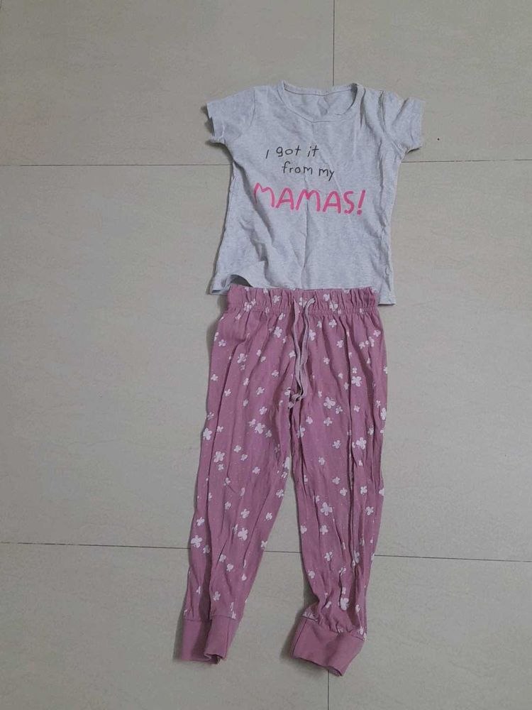 Cute Girls&#39; Pajama Set