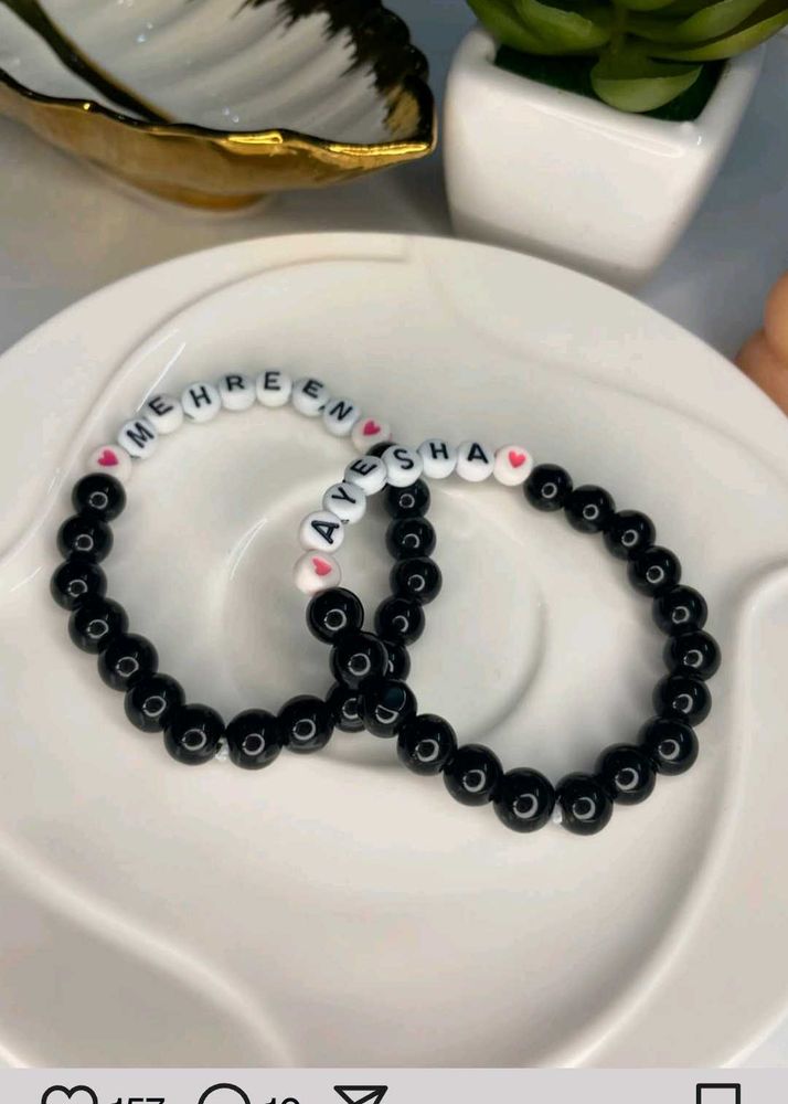 2 Name Bracelets Customised