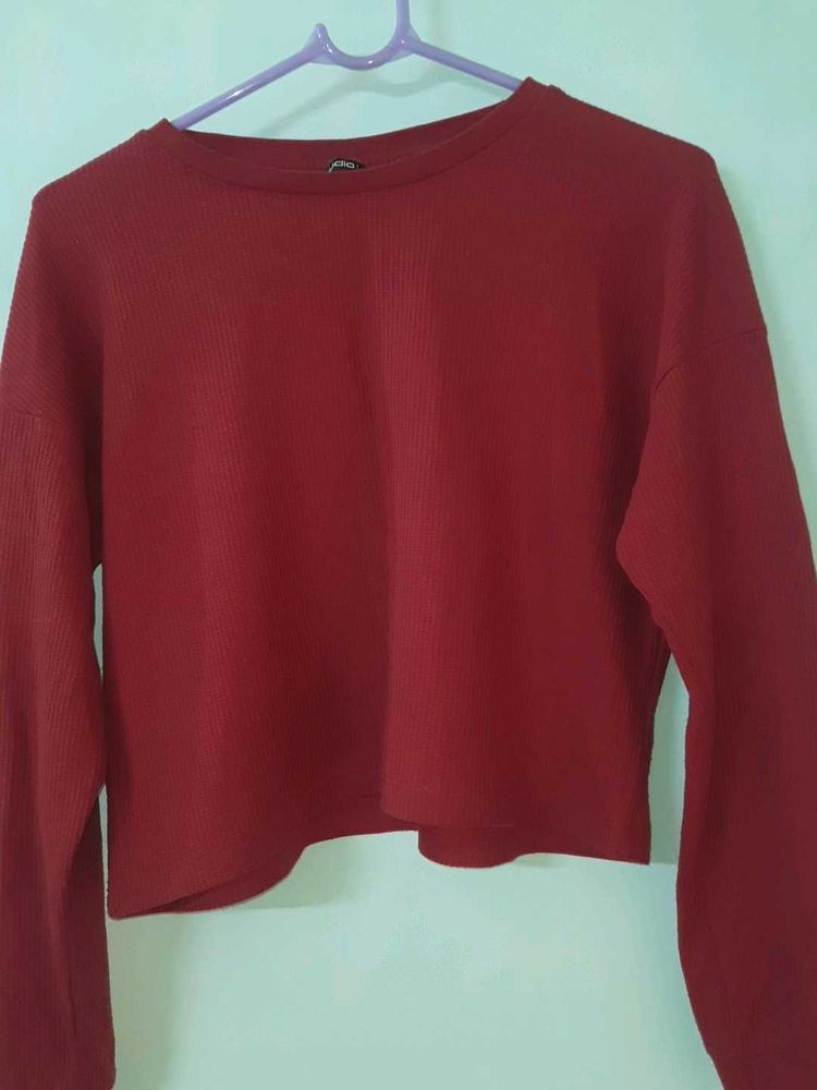 Zudio cropped sweatshirt Size-S(fits S-M)