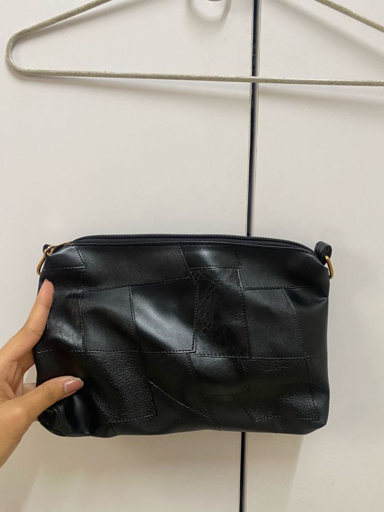 Patchwork Leather Crossbody Bag