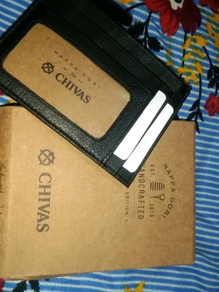 Nappa Dori x Chivas Genuine Leather Card Holder