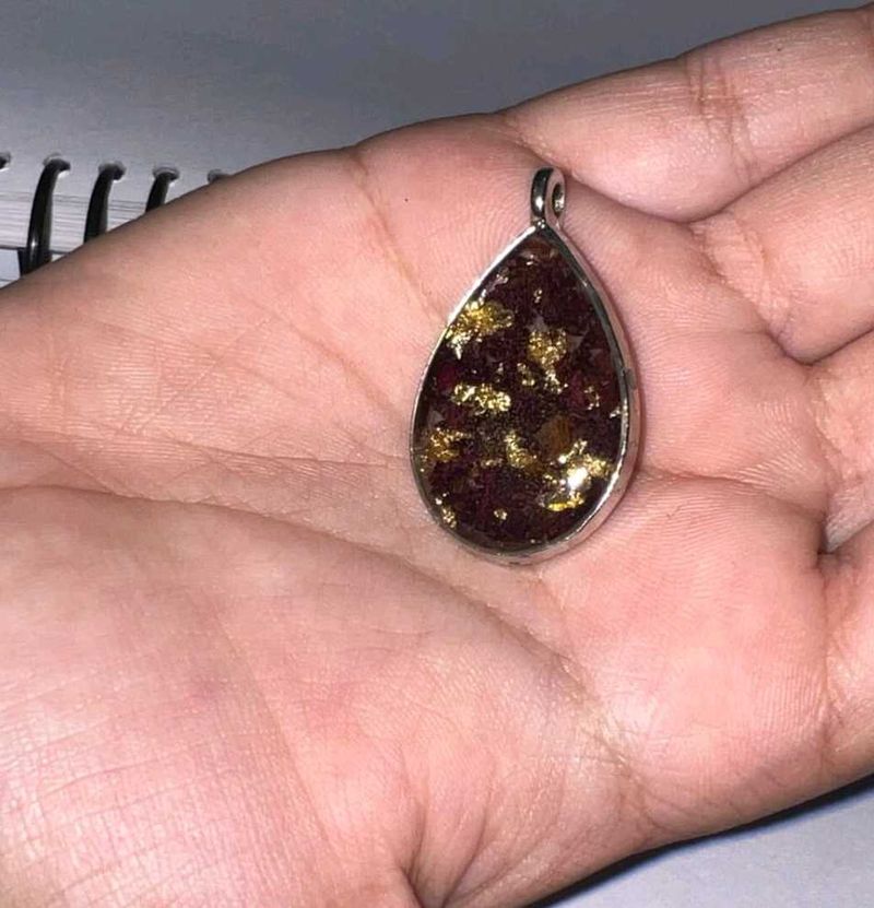 Resin Bezel Pendants