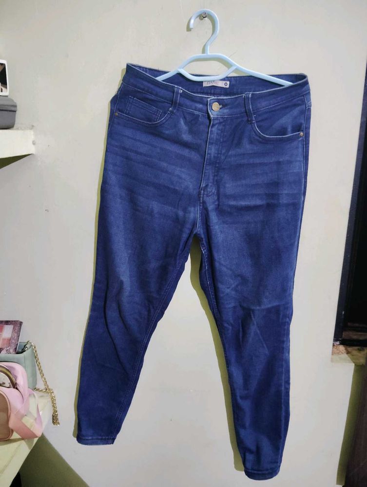 TRAF Denim High-Waisted Jeans
