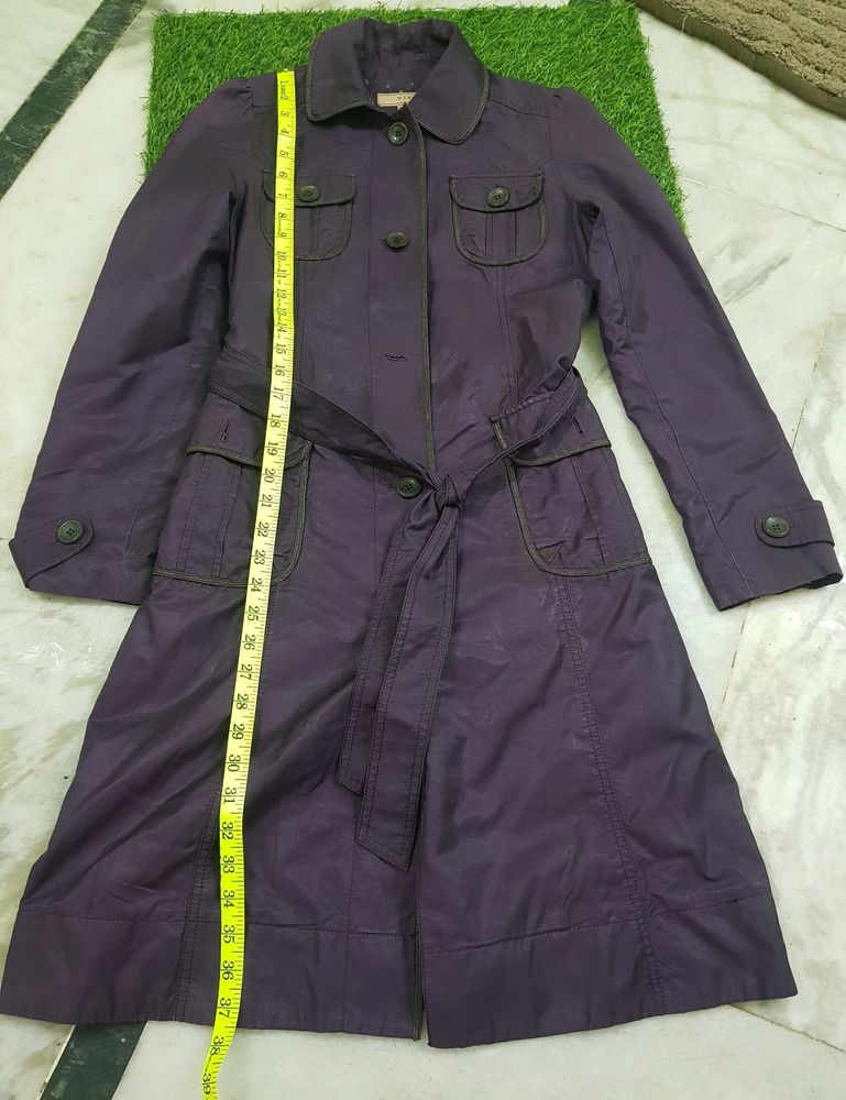 Purple Trench Coat