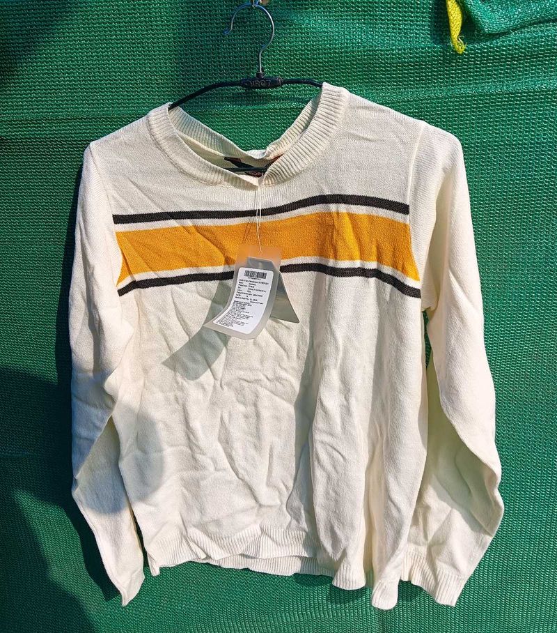 Striped Pullover Sweater - New with Tags