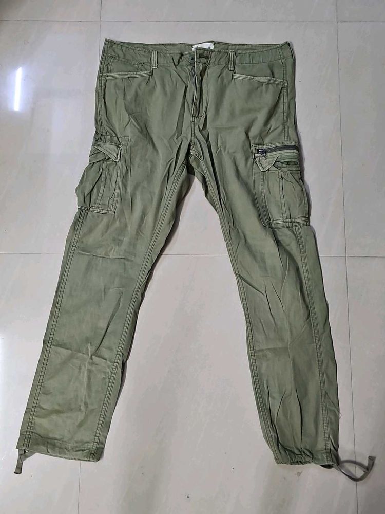 Olive Green Cargo Pants