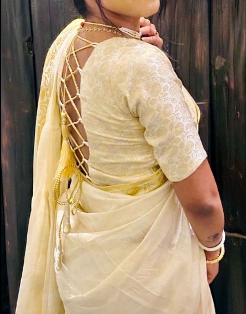 Beautiful Light Gold Blouse