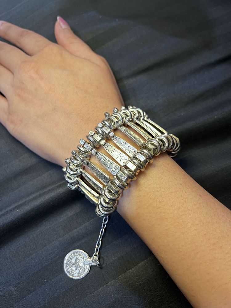 Silver Band Bracelet