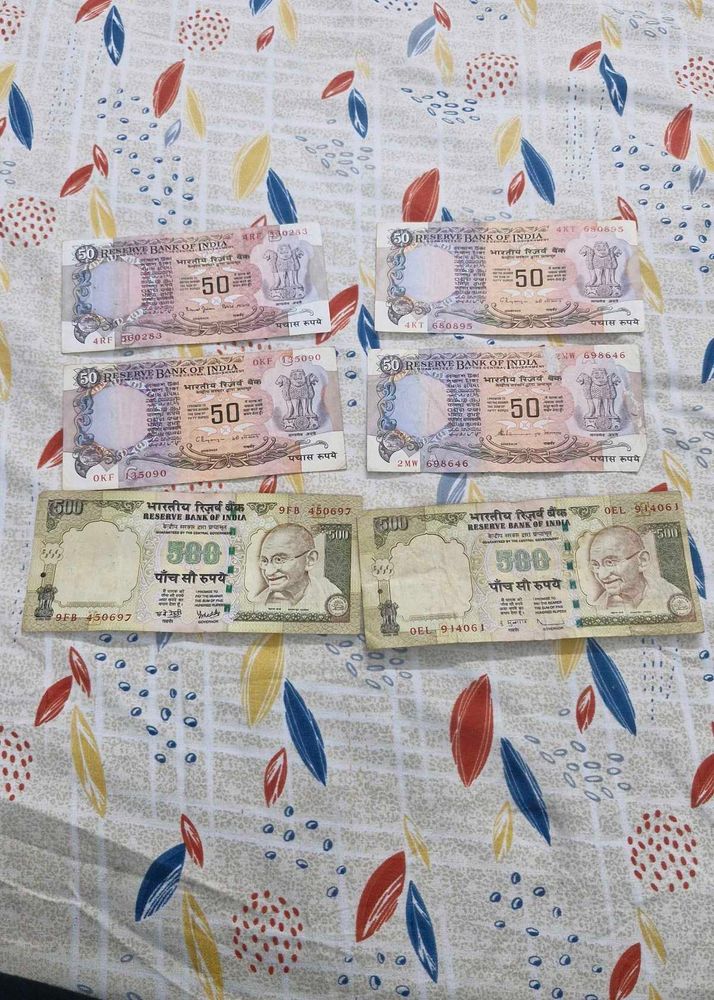 6 Pcs Old Notes Combo Set