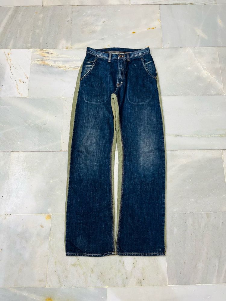 Unique dual tone Denim Jeans