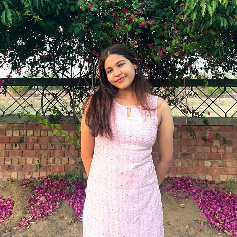 Pink Embroidered Kurta