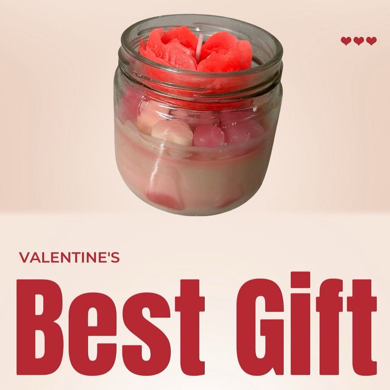 Valentine&#39;s Day Candle fragranted