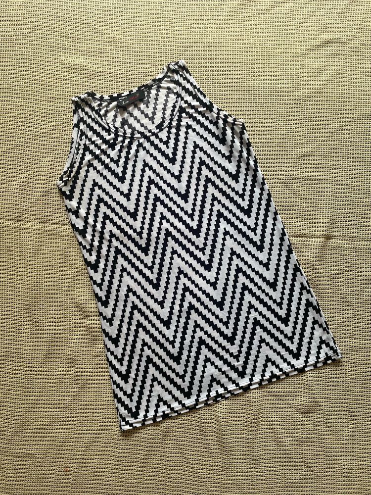 Zigzag Print Tank Top