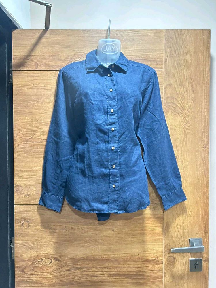💙Classic Indigo Denim Shirt Top💙