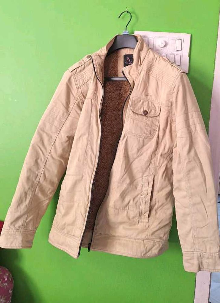 Men's Casual Beige Jacket