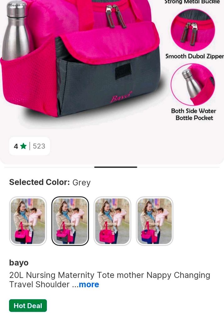 Bayo Nursing Maternity Tote Bag