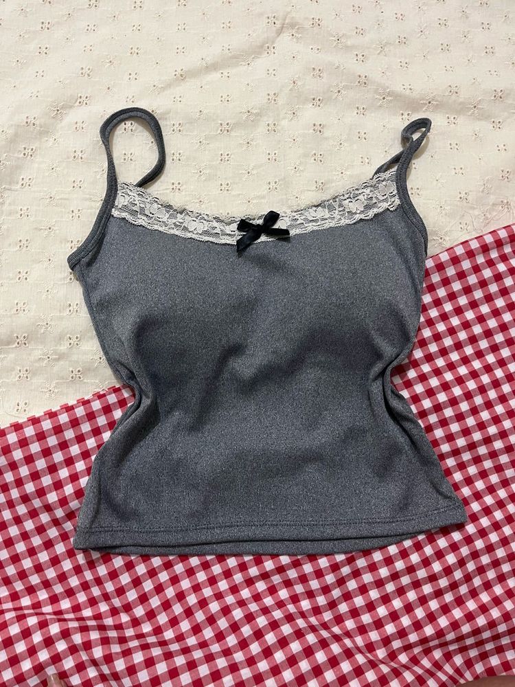 Padded Lace Trim Cami