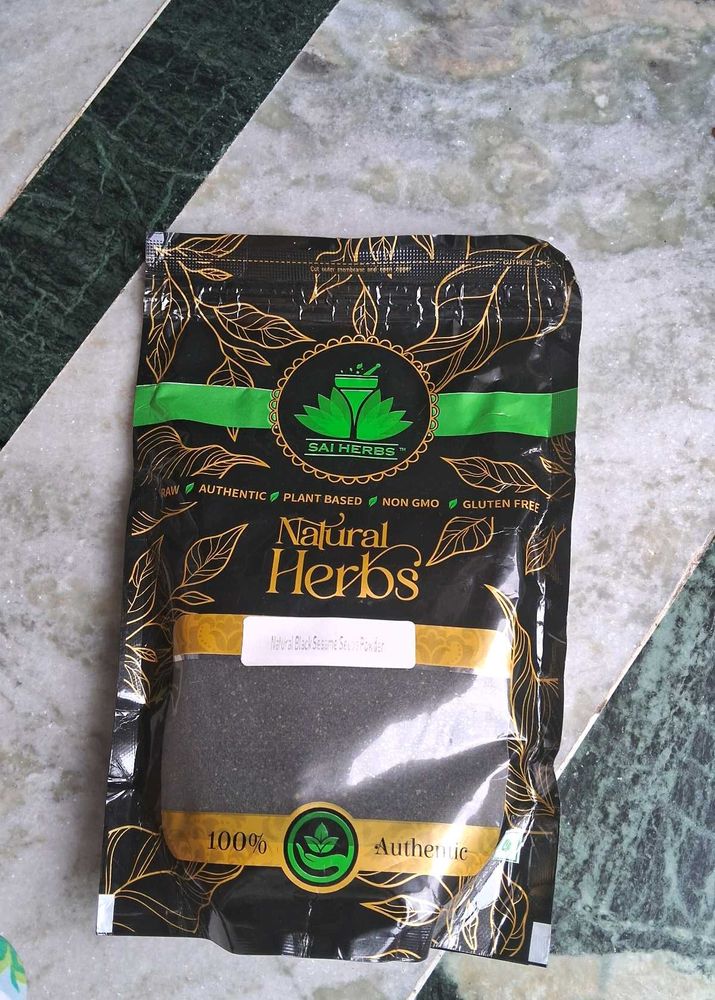 Black Sesame Seed Powder For Skin And Hair