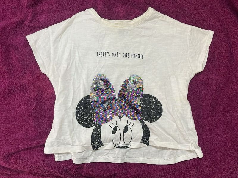 Minnie Mouse Sequin Tee
