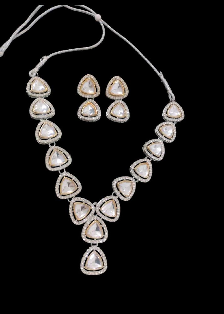 Elegant Polki Kundan Necklace Set