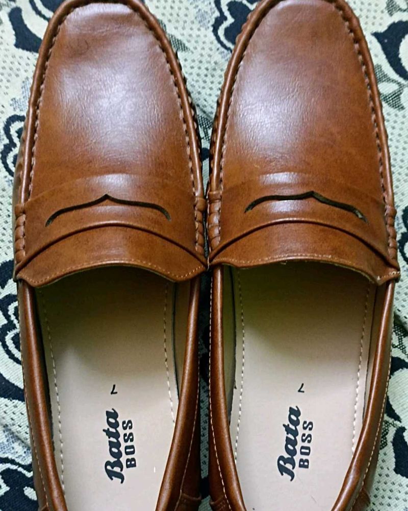 New Bata Boss Brown Loafers