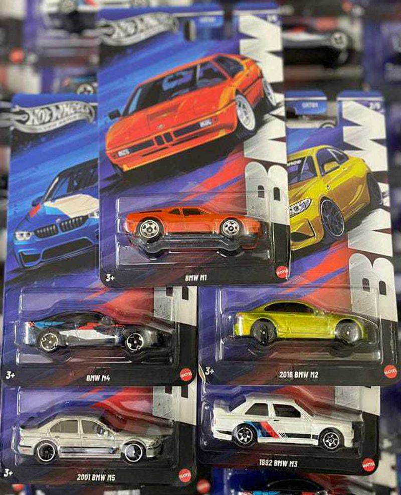 Hot Wheels BMW Silver Series Set Of 5