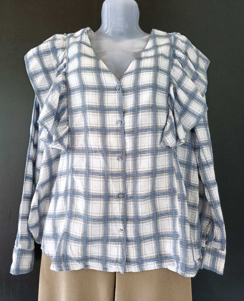 Korean Styled Chekered Tops