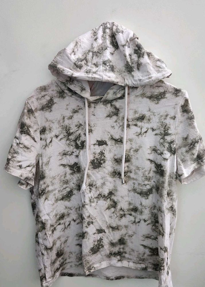Tie-Dye Hoodie Top