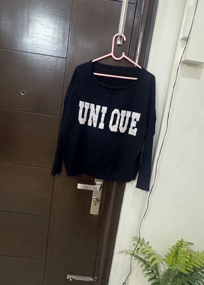 Unique Black Pullover