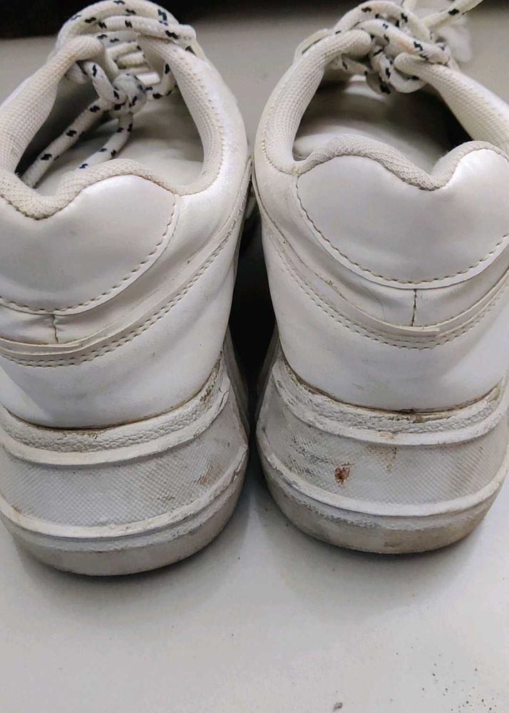 White Platform Sneakers