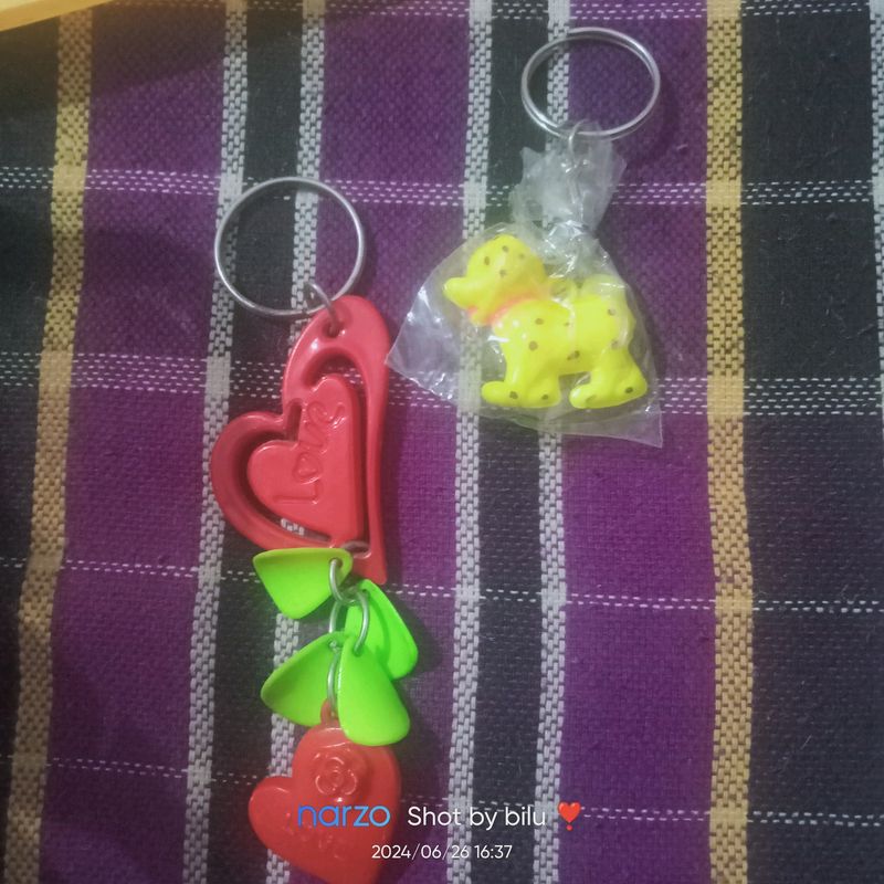 Combo Of Keychain For Bag And Keys