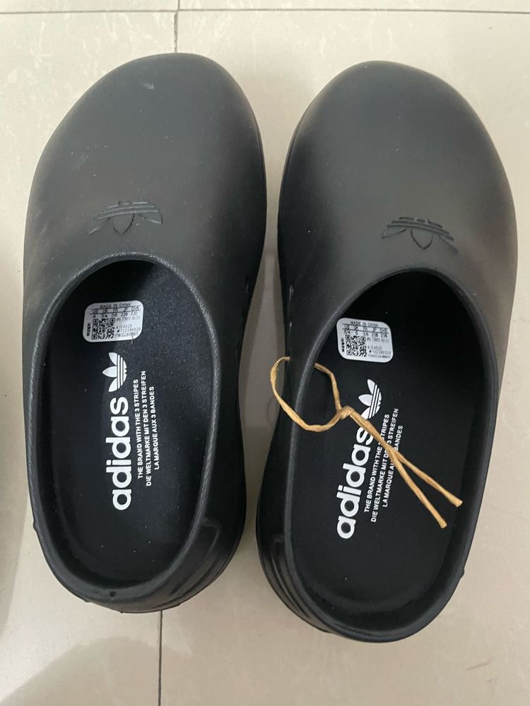 Adidas Adifom Clogs - Black