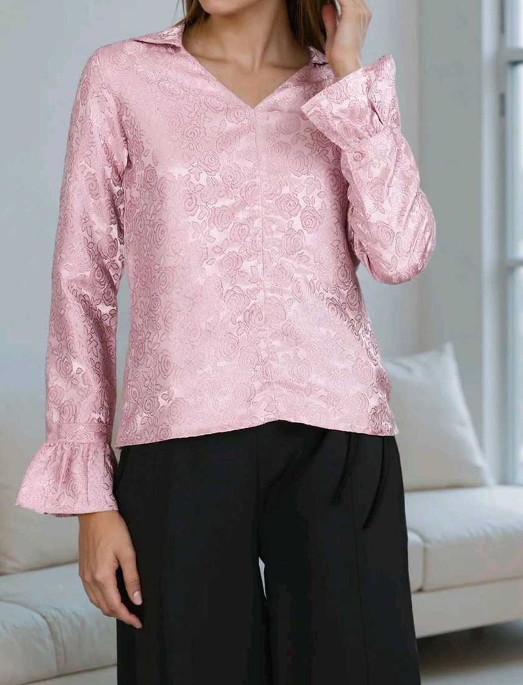 SHEIN BRAND Rose Floral Top