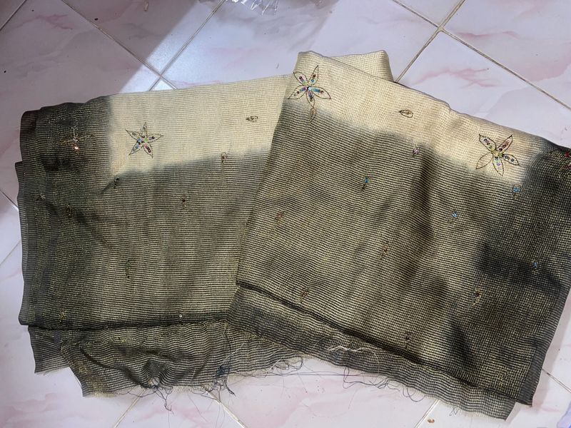 Work Sarees Without Blouse ( new )