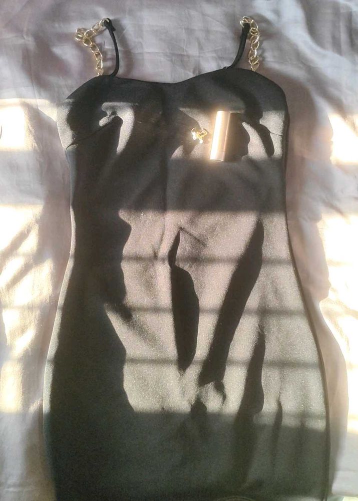 Black Bodycon Mini Dress