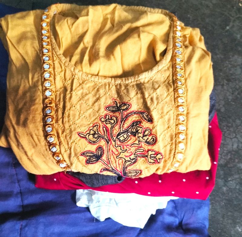 1 Frock 3 Kurtis