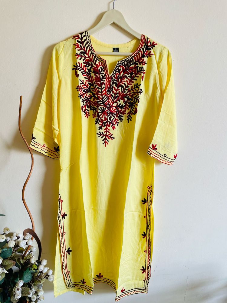 Elegant Embroidered Kurta
