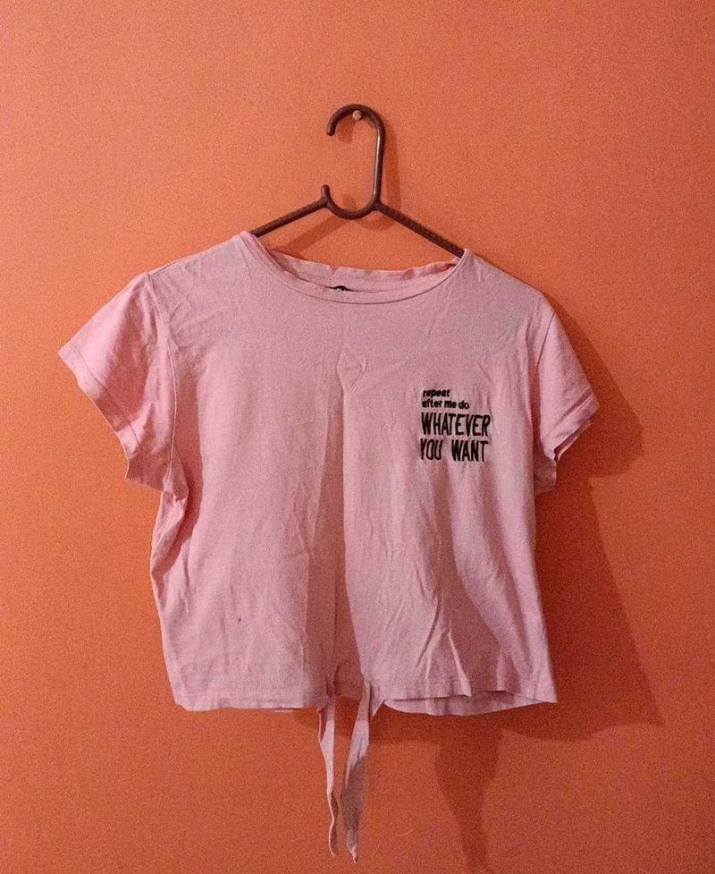 In Coins 👛 Zudio Pink Graphic Tee