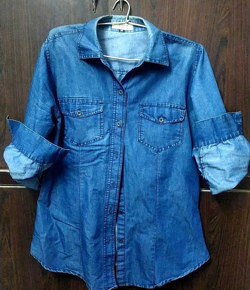 Denim Shirt - Casual Chic