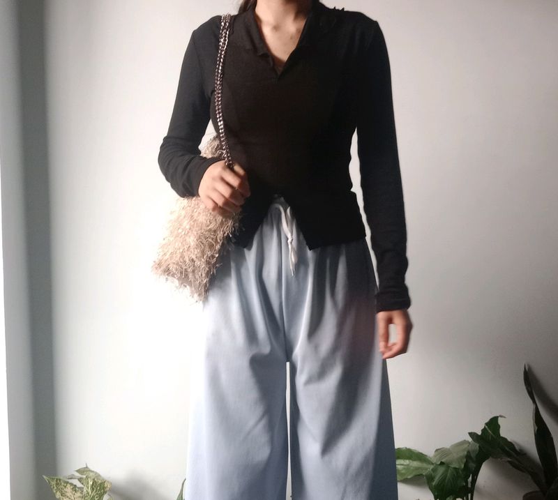Black Acubi Styled Top
