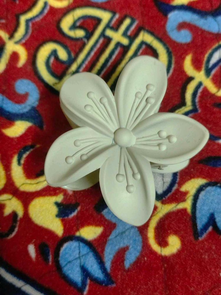 Floral Hair Claw Clip