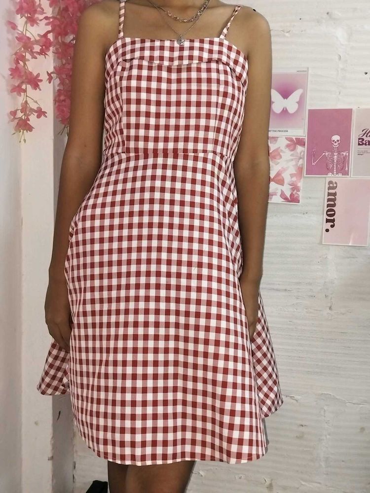 Red Gingham Sundress