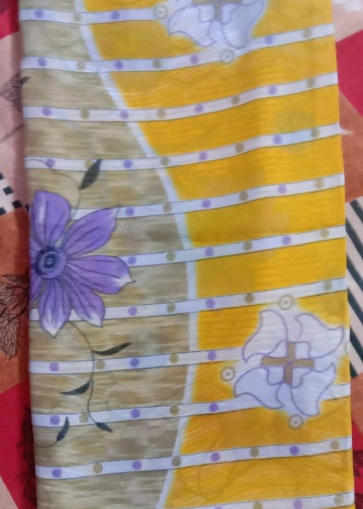 New Saree With Blouse Piece