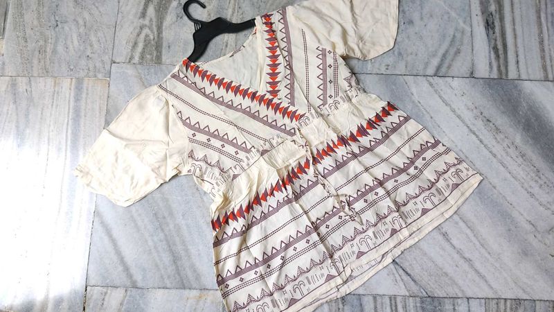 Patterned Top