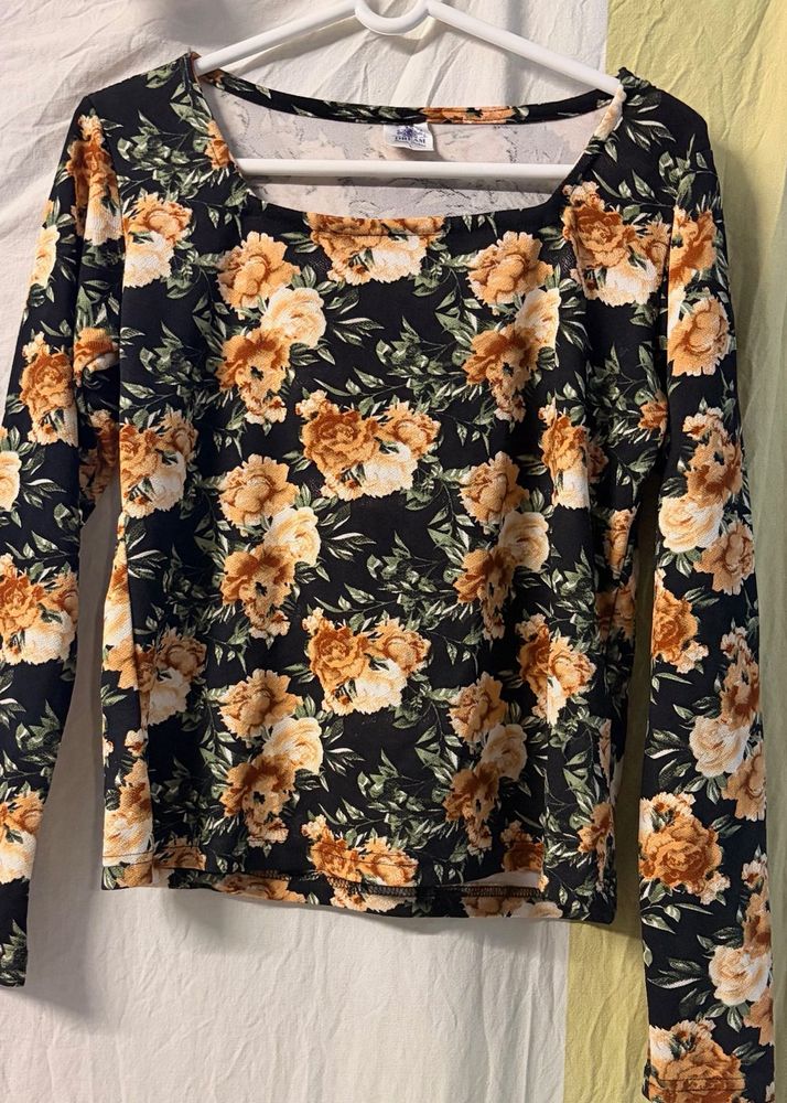 Floral Long Sleeve Top